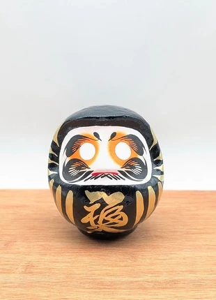 Da62 Daruma Noir - Figurine Japonaise Traditionnelle, estado: Novo sem etiquetas, €16.00, €17.50 inclui Proteção do Comprador Pro