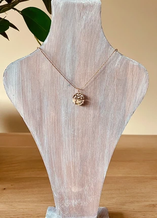 18k Goldplated Ketting – Bruin-Goud Chic / Statement & Layering Accessoire, staat: Nieuw zonder prijskaartje, € 9,95, € 11,15 inclusief Kopersbescherming