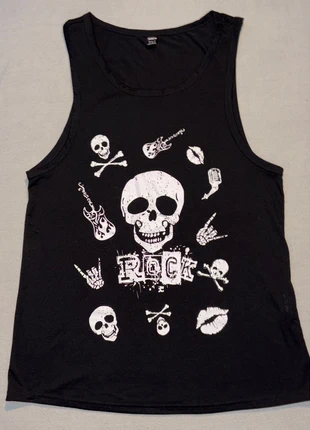 Rock Long Tank Top Size Medium, brand: Shein, condition: Very good, size: M / 38 / 10, €3.50, €4.38 includes Buyer Protection