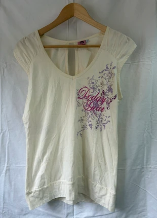 Dodgy y2k vintage cream vest top, brand: y2k, condition: Very good, size: XL / UK 20-22, £8.00, £9.10 includes Buyer Protection