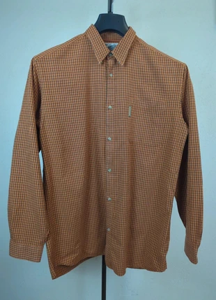 Columbia Chemise workwear carreaux rustiques | Orange et marron rouille | Coton | XLT homme, marque: Columbia, état: Très bon état, taille: XL, 16,00 €, 17,50 € Protection acheteurs (Pro) incluse