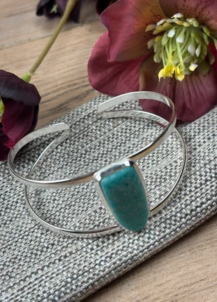 Magnifique manchette amazonite. Ar 925., état: Très bon état, 16,00 €, 17,50 € Protection acheteurs (Pro) incluse