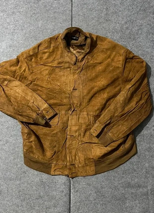 Brown 80s/90s Vintage 100% Suede Buttoned Bomber Jacket, brand: other, condition: Very good, size: XL, £33.24, £35.60 includes Buyer Protection Pro