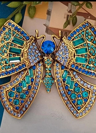 Papillon bleu turquoise, marque: Vintage Chic, état: Très bon état, 5,00 €, 5,95 € Protection acheteurs incluse