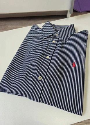 Chemise Ralph Lauren femme taille L en coton bleu foncé et blanche |D3, brand: Ralph Lauren, condition: New without tags, size: L / 40 / 12, €52.90, €56.25 includes Buyer Protection Pro