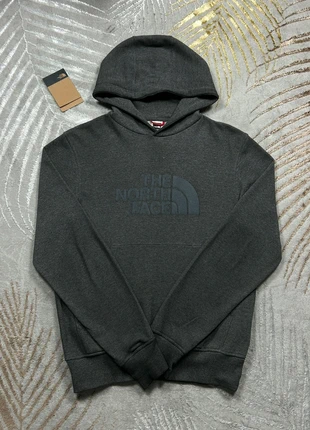 Sweat à capuche the north face gris logo brodé bleu, marque: The North Face, état: Très bon état, taille: XS, 20,00 €, 21,70 € Protection acheteurs (Pro) incluse