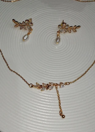 Parure Fleur d'or, brand: OR Collection, condition: New without tags, €15.00, €16.45 includes Buyer Protection