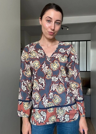 Blouse fluide oversize à fleurs Zara – Taille XS (taille grand), marke: Zara, zustand: Sehr gut, größe: XS / 34 / 6, 6,00 €, 7,00 € inklusive Vinted-Käuferschutz