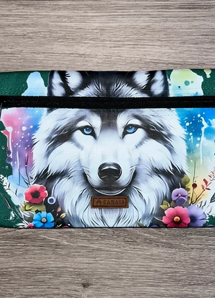 Pochette Cabaïa Customisée Husky, marque: Cabaïa, état: Neuf sans étiquette, 22,00 €, 23,80 € Protection acheteurs incluse