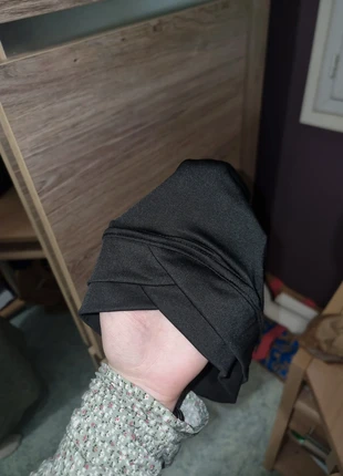 Bonnet croisé hijab noir double bande, état: Neuf sans étiquette, 1,00 €, 1,75 € Protection acheteurs incluse