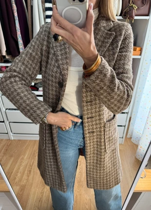 Vintage Brown & Beige Wool-Blend Coat – Size S, marque: Vintage Dressing, état: Très bon état, taille: S / 36 / 8, 12,00 €, 13,30 € Protection acheteurs incluse