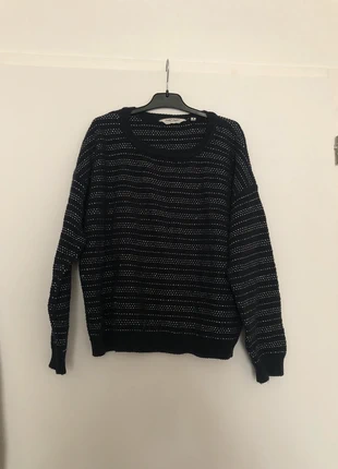 Pull bleu marine à rayures blanches Naf Naf – Taille M, marke: Naf Naf, zustand: Sehr gut, größe: M / 38 / 10, 2,00 €, 2,80 € inklusive Vinted-Käuferschutz