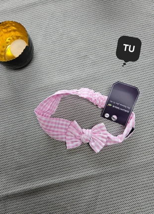 Bandeau TU neuf carreaux rose, marque: Sergent Major, état: Très bon état, 3,50 €, 4,38 € Protection acheteurs incluse