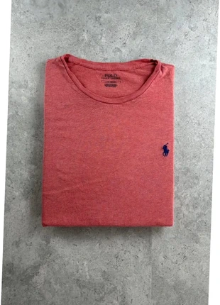 T-shirt uni polo Ralph Lauren Crewneck homme coton jersey | Rouge logo marine |, marque: Ralph Lauren, état: Très bon état, taille: L, 15,30 €, 16,77 € Protection acheteurs (Pro) incluse
