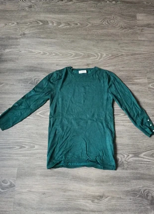 Hauts à manches longues Stradivarius vert, brand: Stradivarius, condition: Very good, size: S / 36 / 8, €5.00, €5.95 includes Buyer Protection