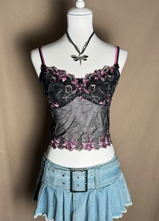 Top type coquette & romantique aesthetic - Style vintage Y2K, marca: COQUETTE, estado: Muito bom, tamanho: M / 38 / 10, €13.00, €14.35 inclui Proteção do Comprador Pro