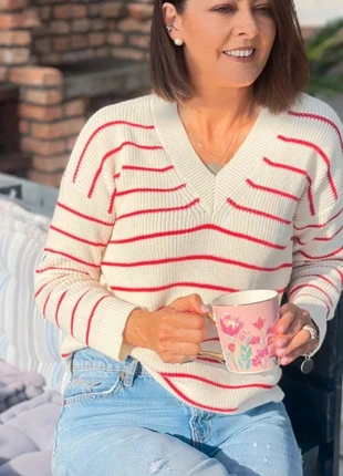 Brand New LB 100% fine cotton "The Bliss Edit" Striped Knit Jumper, brand: Little Bliss, condition: New with tags, size: S / 36 / 8, €17.00, €18.55 includes Buyer Protection