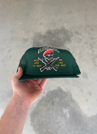 Vintage Airborne 80s Trucker Hat, marque: Vintage, état: Très bon état, taille: Taille unique, 24,95 €, 26,90 € Protection acheteurs (Pro) incluse