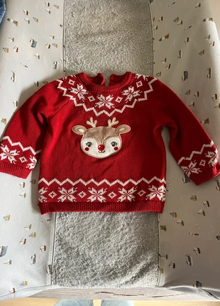 Kersttrui, brand: C&A, condizioni: Ottime, taglia: 12-18 mesi / 80 cm, €2.50, €3.33 include la Protezione acquisti