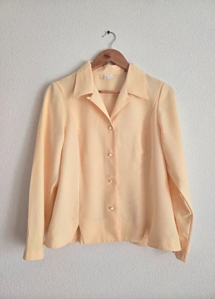 Chemise jaune Vintage, marca: Top Vintage, estado: Muito bom, tamanho: M / 38 / 10, €7.00, €8.05 inclui Proteção do Comprador