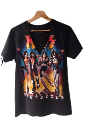 T-shirt Kiss "Destroyer". Rock 'N' Roll, Logo Dos. Taille S. Solid Rock. Designed by USA., marca: Solid Rock, estado: Muy bueno, tamaño: S / 36 / 8, 18,00 €, 19,60 € Protección al comprador incluida