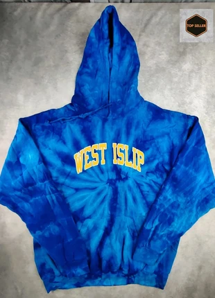 Hoodie Sweat à capuche Vintage West Islip bleu blanc Taille L, marque: colorton, état: Très bon état, taille: L, 9,99 €, 11,19 € Protection acheteurs (Pro) incluse