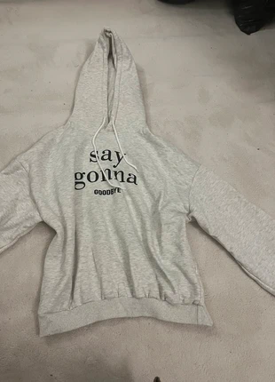 Sweat à capuche blanc/crème, brand: Shein, condition: Very good, size: L / 40 / 12, €6.00, €7.00 includes Buyer Protection