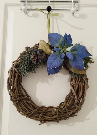 Décoration couronne de Noël bleu =4€, marque: R&B, état: Bon état, 4,00 €, 4,90 € Protection acheteurs (Pro) incluse