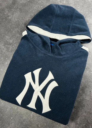 Polaire Reebok MLB New York Yankees bleu marine capuche logo brodé - XXL homme - polyester 2PL 94, merk: Reebok, staat: Heel goed, maat: XXL, € 32,00, € 34,30 inclusief Kopersbescherming Pro
