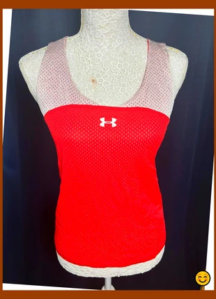 Haut de sport Under Armour rouge et blanc pour femme taille S, marque: Under Armour, état: Très bon état, taille: S / 36 / 8, 9,00 €, 10,15 € Protection acheteurs (Pro) incluse