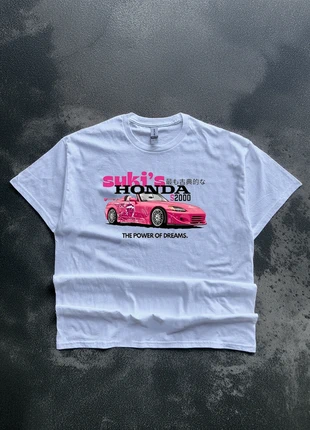 T-shirt vintage graphic tee boxy honda, marca: Graphic Tee, estado: Muito bom, tamanho: L, €9.99, €11.19 inclui Proteção do Comprador Pro