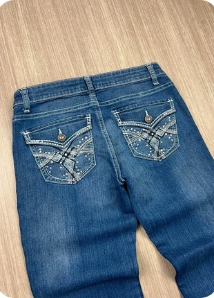 Jean Y2K Pants Brodé Sexy Strass Japan Hip Hop Style « Miss me » Vintage 90/00s, merk: Miss Me, staat: Heel goed, maat: S / 36 / 8, € 19,90, € 21,60 inclusief Kopersbescherming