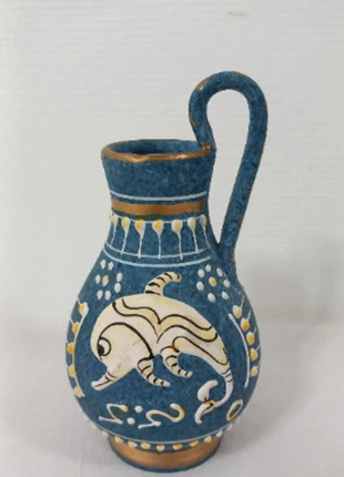 vintage hand made ceramic decorative small miniature vase, état: Très bon état, 11,00 €, 12,25 € Protection acheteurs (Pro) incluse