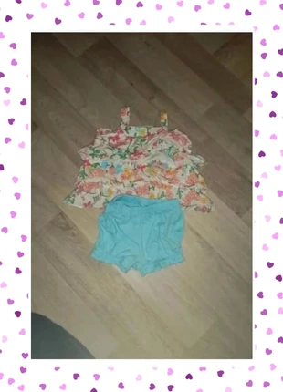 Ensemble été 6mois, condizioni: Ottime, taglia: 6-9 mesi / 68 cm, €4.00, €4.90 include la Protezione acquisti