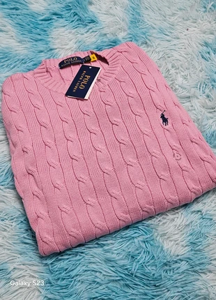 Polo torsadé Ralph Lauren rose taille S, neuf, brand: Ralph Lauren, condition: New with tags, size: S / 36 / 8, €79.00, €83.65 includes Buyer Protection