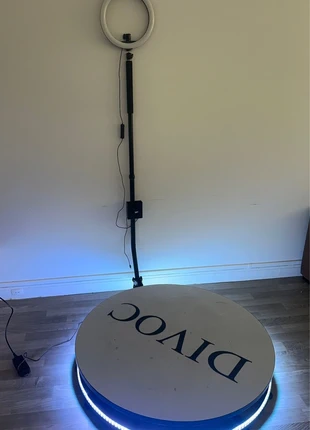 Plataforma 360 PhotoBooth elétrica – para até 4 pessoas, condition: Very good, €800.00, €840.70 includes Buyer Protection