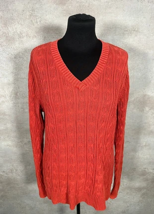 Pull Maille Torsadée Cable Knit Vintage Croft & Barrow corail texturé taille L, brand: Vintage Dressing, condizioni: Ottime, taglia: L / IT 44 / EU 40, €15.00, €16.45 include la Protezione acquisti Pro