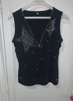 Débardeurs noir, état: Très bon état, taille: M / 38 / 10, 1,00 €, 1,75 € Protection acheteurs incluse