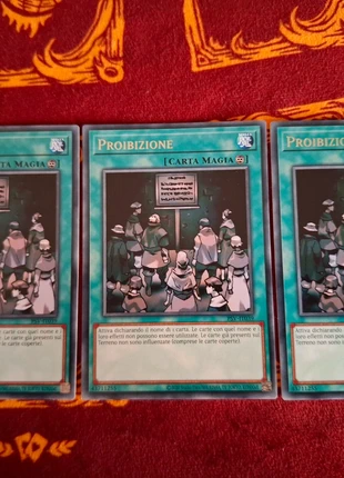 3x Proibizione Rara, marque: Yu-Gi-Oh!, état: Très bon état, 8,00 €, 9,10 € Protection acheteurs incluse