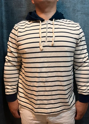 Jersey rayas con capota hombre Zara, marque: Zara, état: Neuf sans étiquette, taille: L, 12,00 €, 13,30 € Protection acheteurs incluse