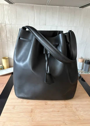 Sac cuir seau printemps noir, marke: Printemps, zustand: Neu, 50,00 €, 53,20 € inklusive Vinted-Käuferschutz