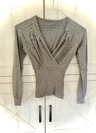 Trui met glitters - Maat M/L, merk: Massimo Dutti, staat: Heel goed, maat: M / 38 / 10, € 9,00, € 10,15 inclusief Kopersbescherming