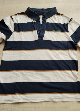 Polo rayé manches longues, marca: Kiabi, estado: Bueno, tamaño: 12 años / 152 cm, 2,00 €, 2,80 € Protección al comprador incluida