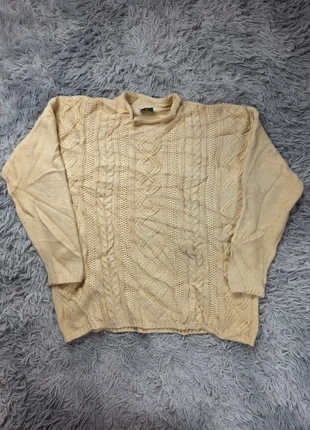Pull vintage Suzanne Grae Irlande style Aran laine écru tricot torsadé 80s Made in Ireland, marque: Vintage Dressing, état: Très bon état, taille: M / 38 / 10, 40,00 €, 42,70 € Protection acheteurs (Pro) incluse