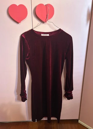 vestito in velluto invernale bordeaux aderente, marke: Glamorous, zustand: Sehr gut, größe: M / 38 / 10, 20,00 €, 21,70 € inklusive Vinted-Käuferschutz