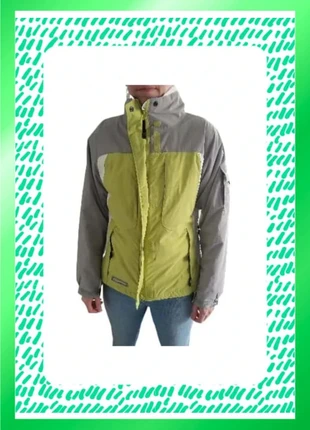 Blouson de ski Femme Columbia Jaune et gris étanche taille M, merk: Columbia, staat: Heel goed, maat: M / 38 / 10, € 44,00, € 46,90 inclusief Kopersbescherming