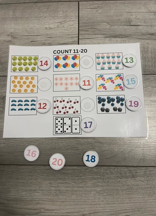 Count 11-20 EYFS / velcro activity, brand: Learning Resources, condition: Very good, size: One size, £2.50, £3.00 includes Buyer Protection
