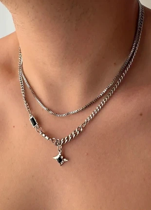 Collier ‘Erebus’ en acier - collier homme Y2K - Aesthetic - Grunge - Bijoux mixte, brand: Raw Jewels Studio, condition: New with tags, €12.99, €14.34 includes Buyer Protection