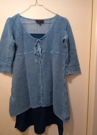 Ensemble été débardeur + gilet, brand: Illusion, condition: Satisfactory, size: M / 38 / 10, €2.00, €2.80 includes Buyer Protection