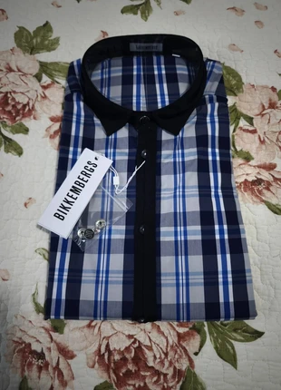 🎄Camisa manga larga Slim Fit talla L de Bikkembergs🎄, marque: Bikkembergs, état: Neuf avec étiquette, taille: L, 75,00 €, 79,45 € Protection acheteurs incluse